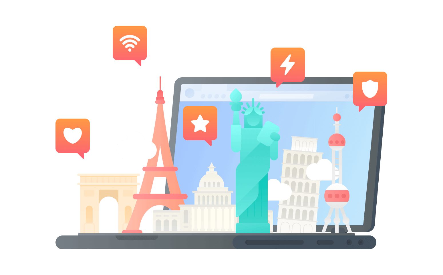 在直布罗陀连接到中国的代理 - 华人VPN